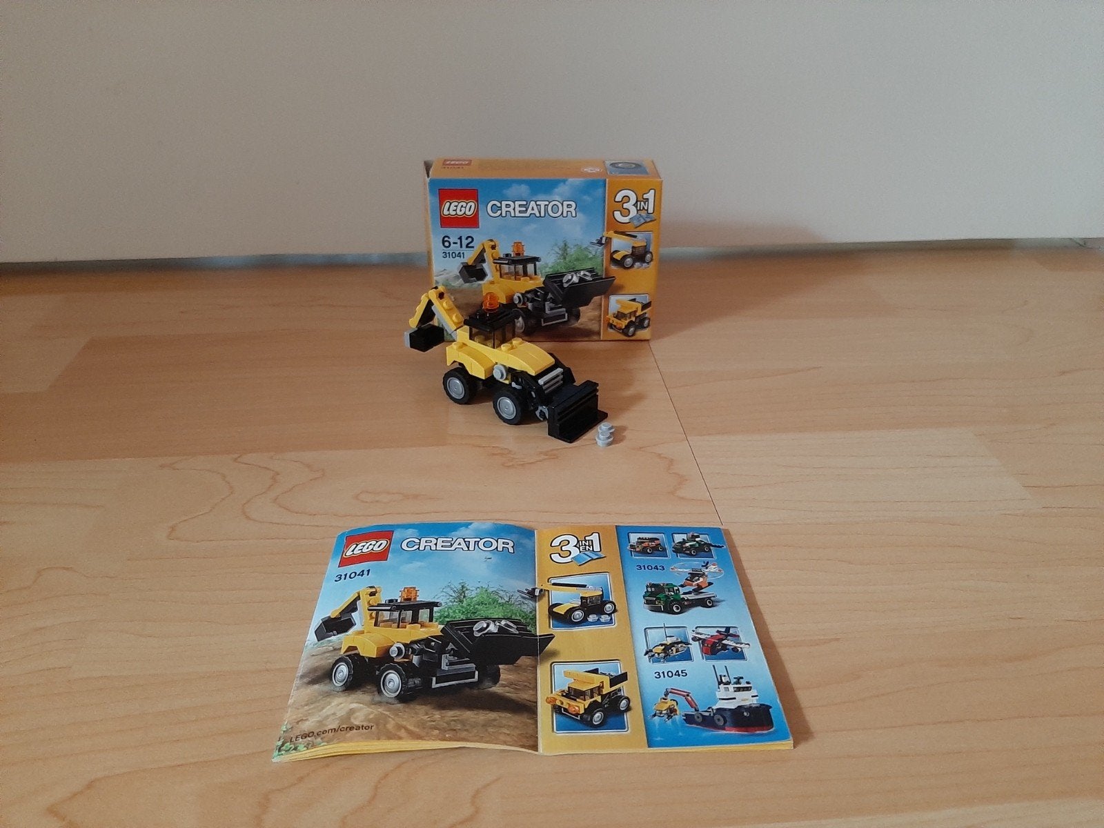 Lego Creator 31041 Bouwvoertuigen, Compleet, Lego, Ophalen of Verzenden, Zo goed als nieuw