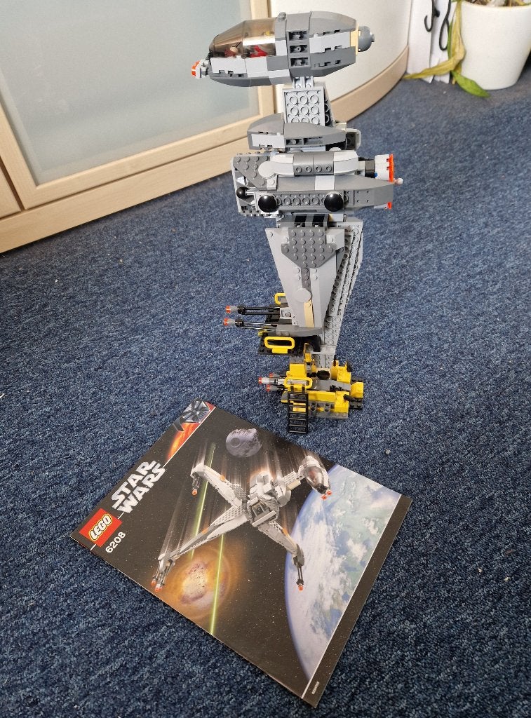 Lego Star Wars vintage B-wing Rebel fighter 6208 uit 2006!, Verzamelen, Ophalen of Verzenden, Zo goed als nieuw, Actiefiguurtje