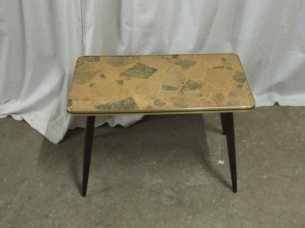 Bijzettafel met steen patroon, Ophalen, Minder dan 45 cm, 55 tot 75 cm, Zo goed als nieuw