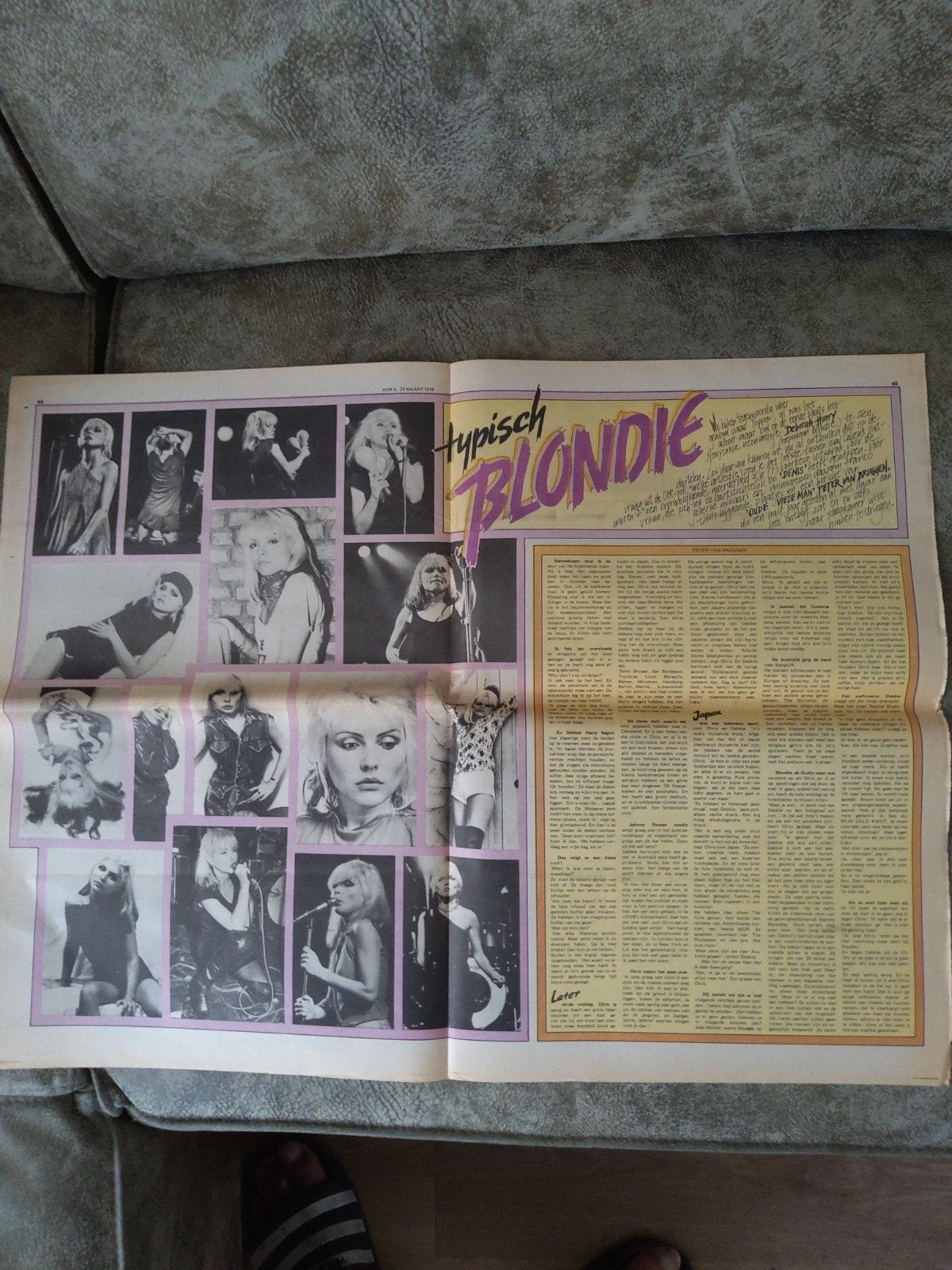 Blondie:  1978  op a3 formaat, Ophalen of Verzenden, Gebruikt, Boek, Tijdschrift of Artikel