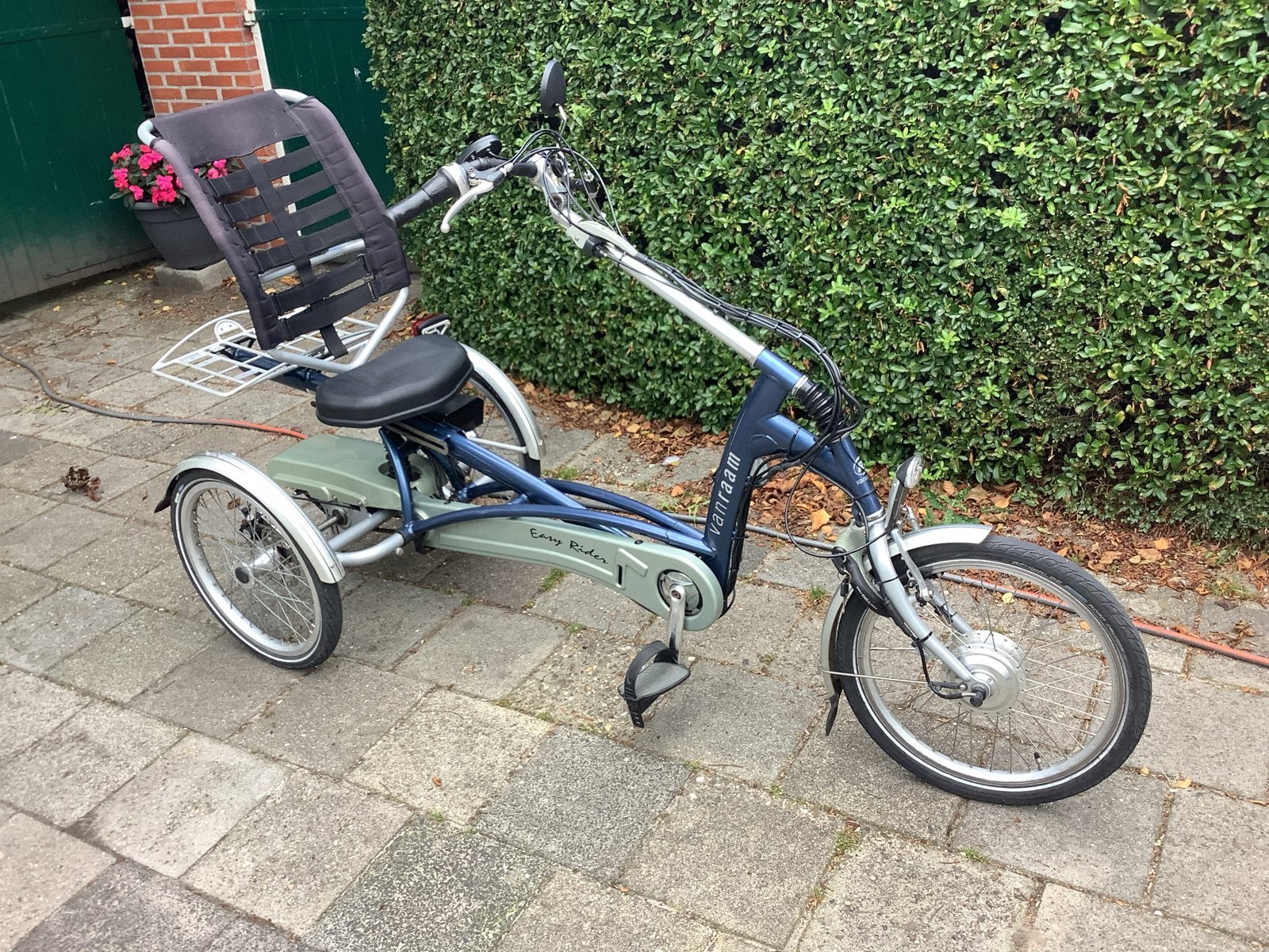 Van Raam 3-wielfiets met nieuwe kabels en accu (1 jaar garan, Ophalen, Gebruikt