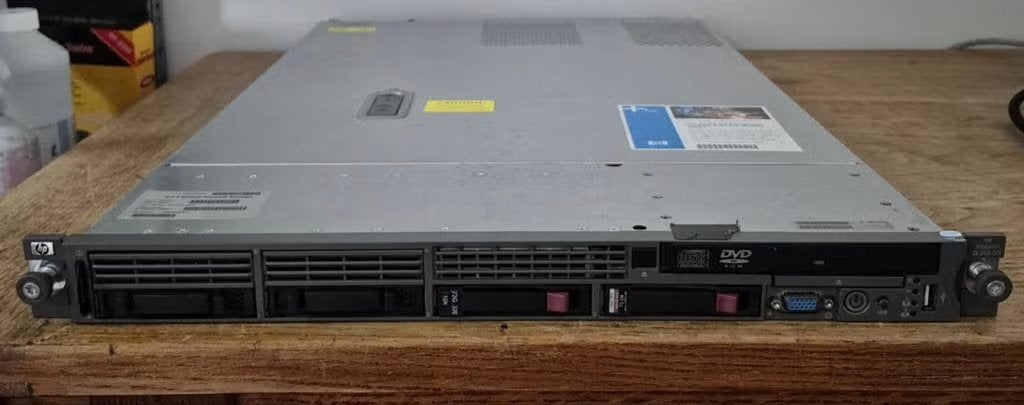 HP ProLiant DL360 Generation 5 (G5), Computers en Software, Servers, Gebruikt, Minder dan 4 GB, Hot swappable onderdelen, Minder dan 2 Ghz
