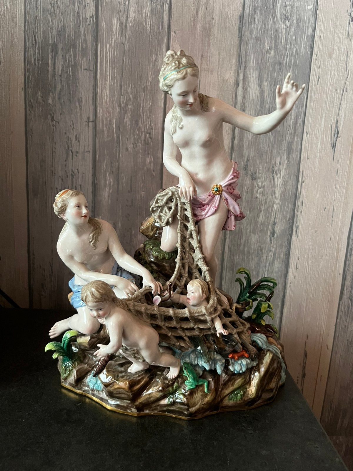 Meissen Porseleinen Groep Der Tritonenfang, Ophalen of Verzenden