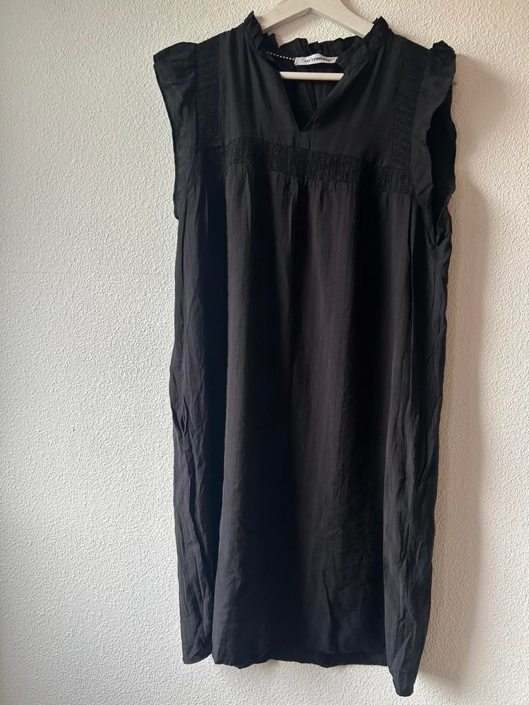 Zwart jurkje van co couture, Kleding | Dames, Ophalen of Verzenden, Maat 38/40 (M), Zwart, Onder de knie