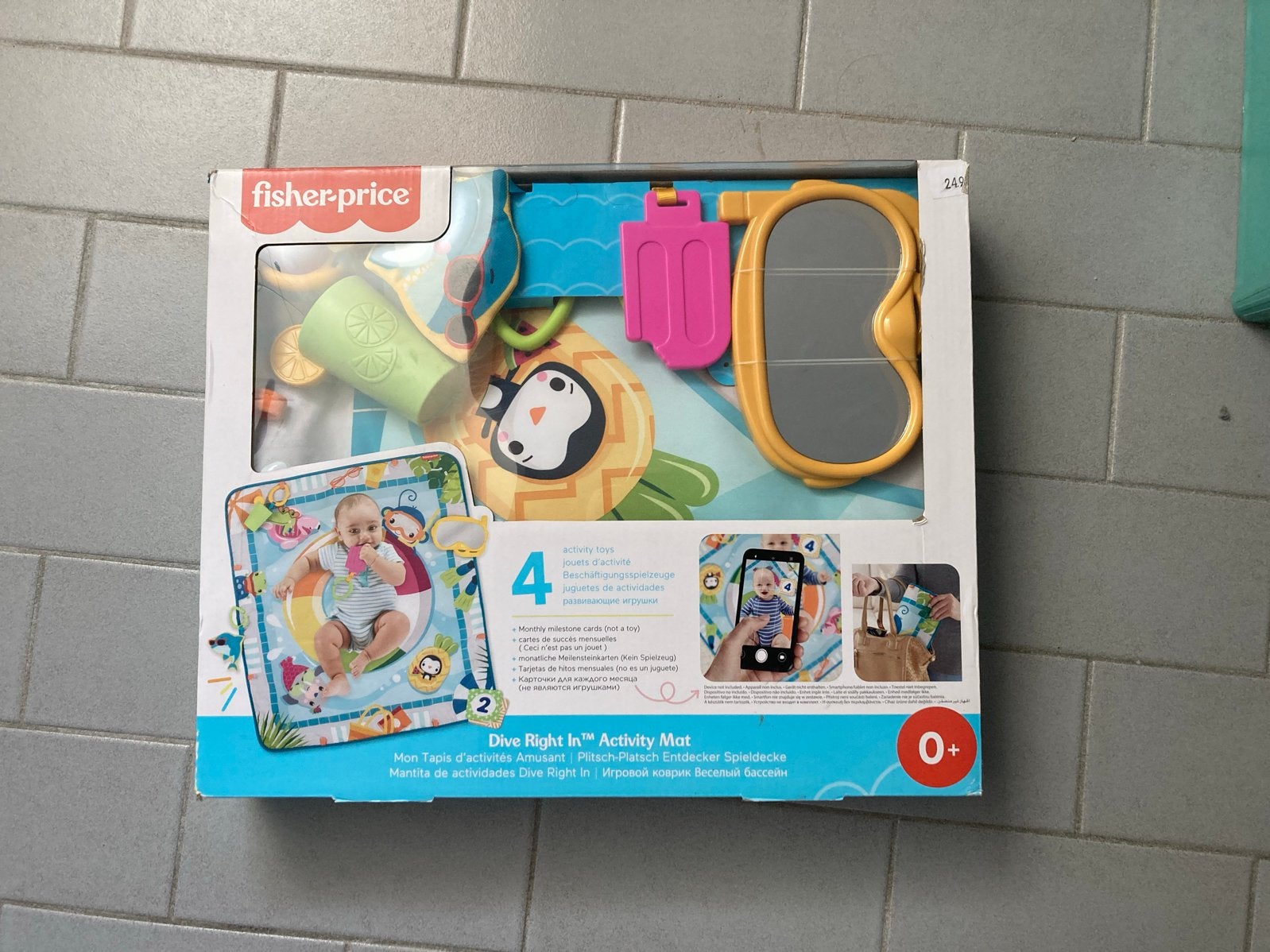 Fisher-Price Dive Right In Activity Mat, Kinderen en Baby's, Verzenden, Nieuw, Speelkleed