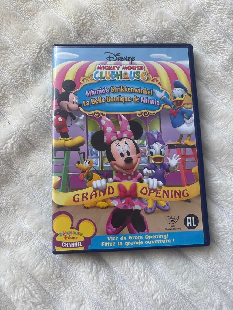 DVD Mickey Mouse Clubhouse: Minnie's Strikkenwinkel, Cd's en Dvd's, Gebruikt, Alle leeftijden, Overige genres, Ophalen of Verzenden