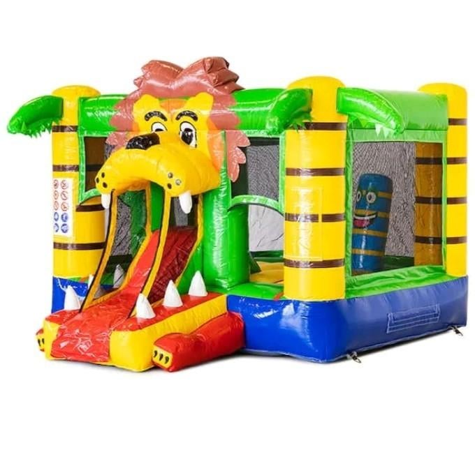 Gaaf springkussen met glijbaan te huur rond Spijkenisse!, Ophalen, Nieuw