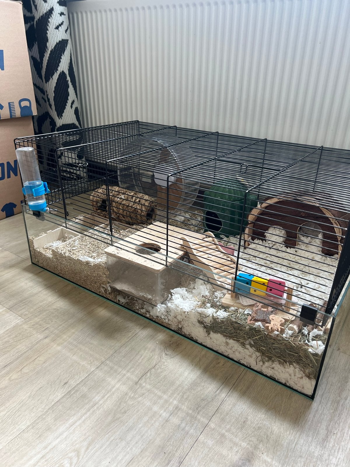 Zo goed als nieuwe hamsterkooi / knaagdierenkooi (Arnhem), Ophalen, Zo goed als nieuw, Loopwiel of Rad