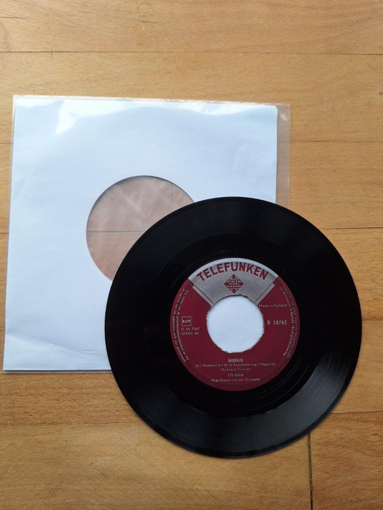 Telefunken Single: Lys Assia - Giorgio / Louella (1958), Cd's en Dvd's, Vinyl Singles, Gebruikt, Single, Voor 1960, Pop, 7 inch