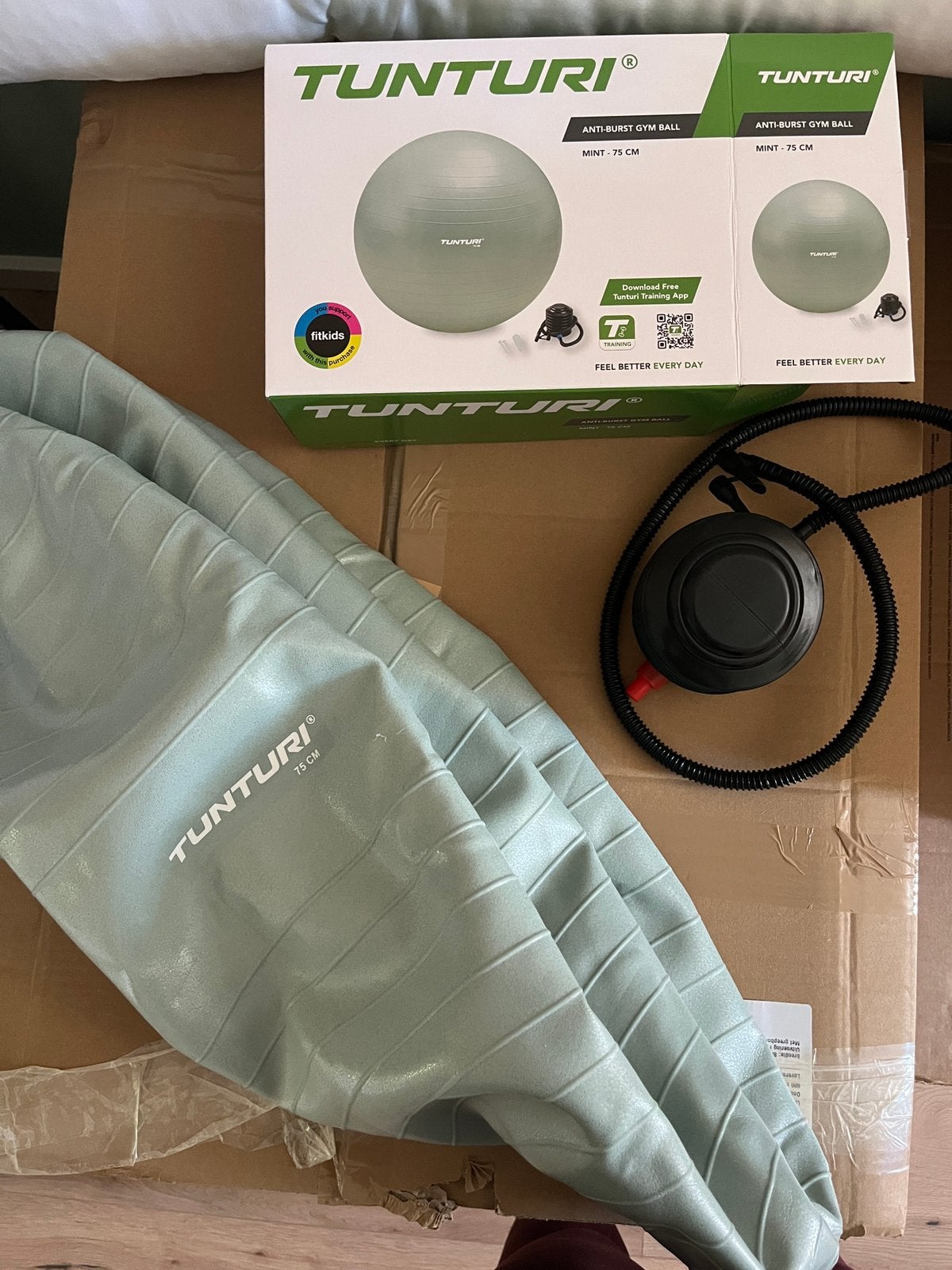 Ongebruikte anti-burst gym ball, Ophalen, Zo goed als nieuw, Fitnessbal