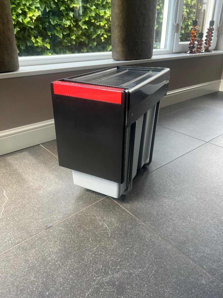 Franke Cube 30 inbouw afvalsysteem afvalemmer 2 x 15L, Ophalen, Kunststof, Minder dan 50 cm, 20 tot 30 liter