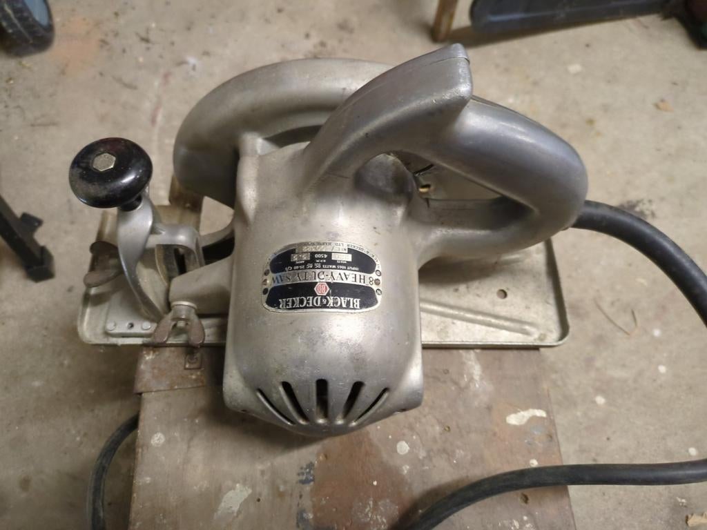 Black & Decker cirkelzaag, antiek, voor verzamelaar, Ophalen