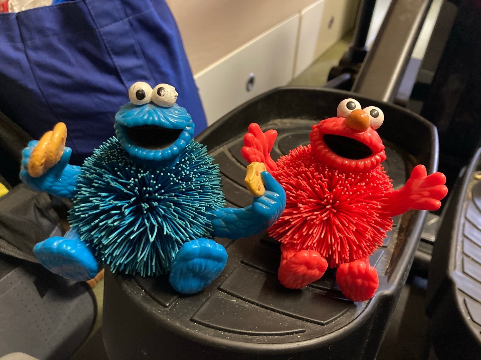 Elmo en Koekiemonster decoratie figuren - Sesamstraat, Ophalen of Verzenden, Gebruikt, Jongen of Meisje