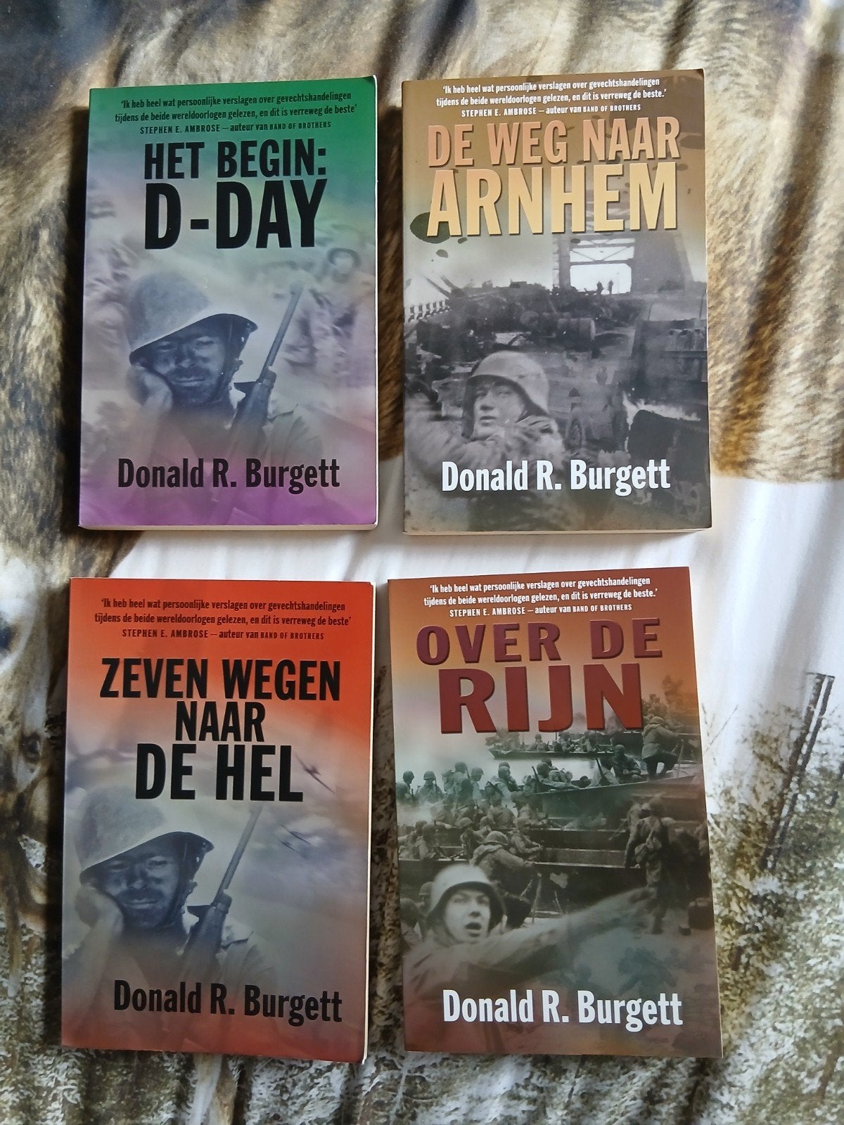 Serie boeken - Donald R. Burgett, Ophalen of Verzenden, Landmacht, Tweede Wereldoorlog, Gelezen