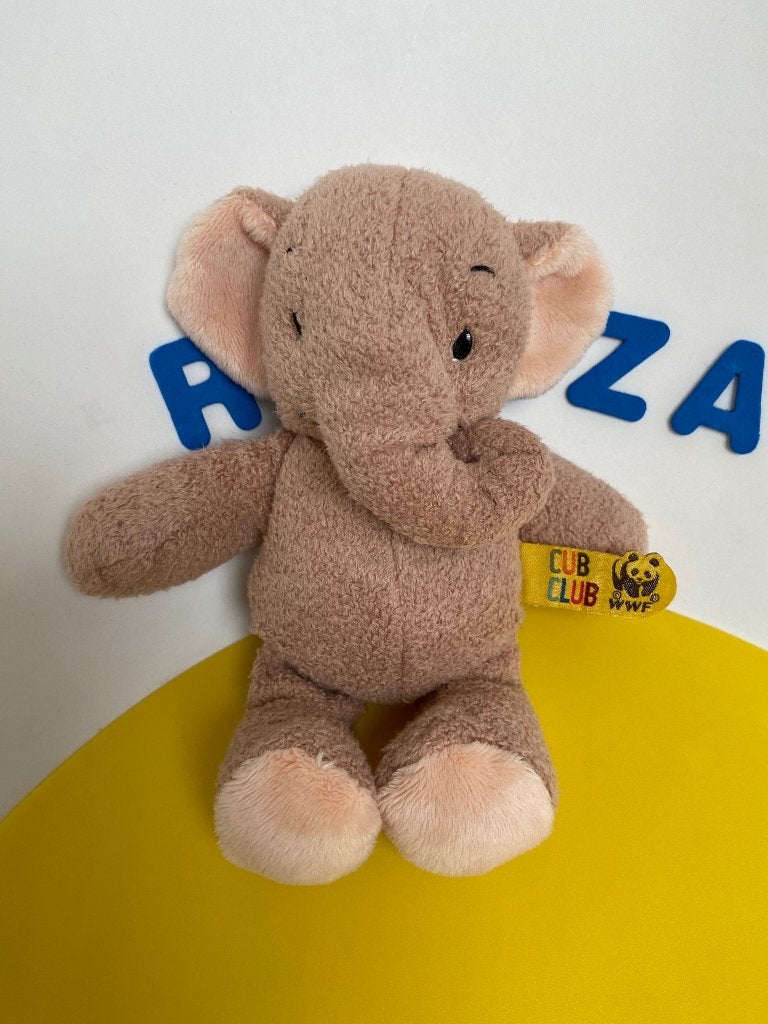 K2510 WWF Cub Club olifant bruin, Ophalen of Verzenden, Zo goed als nieuw, Olifant