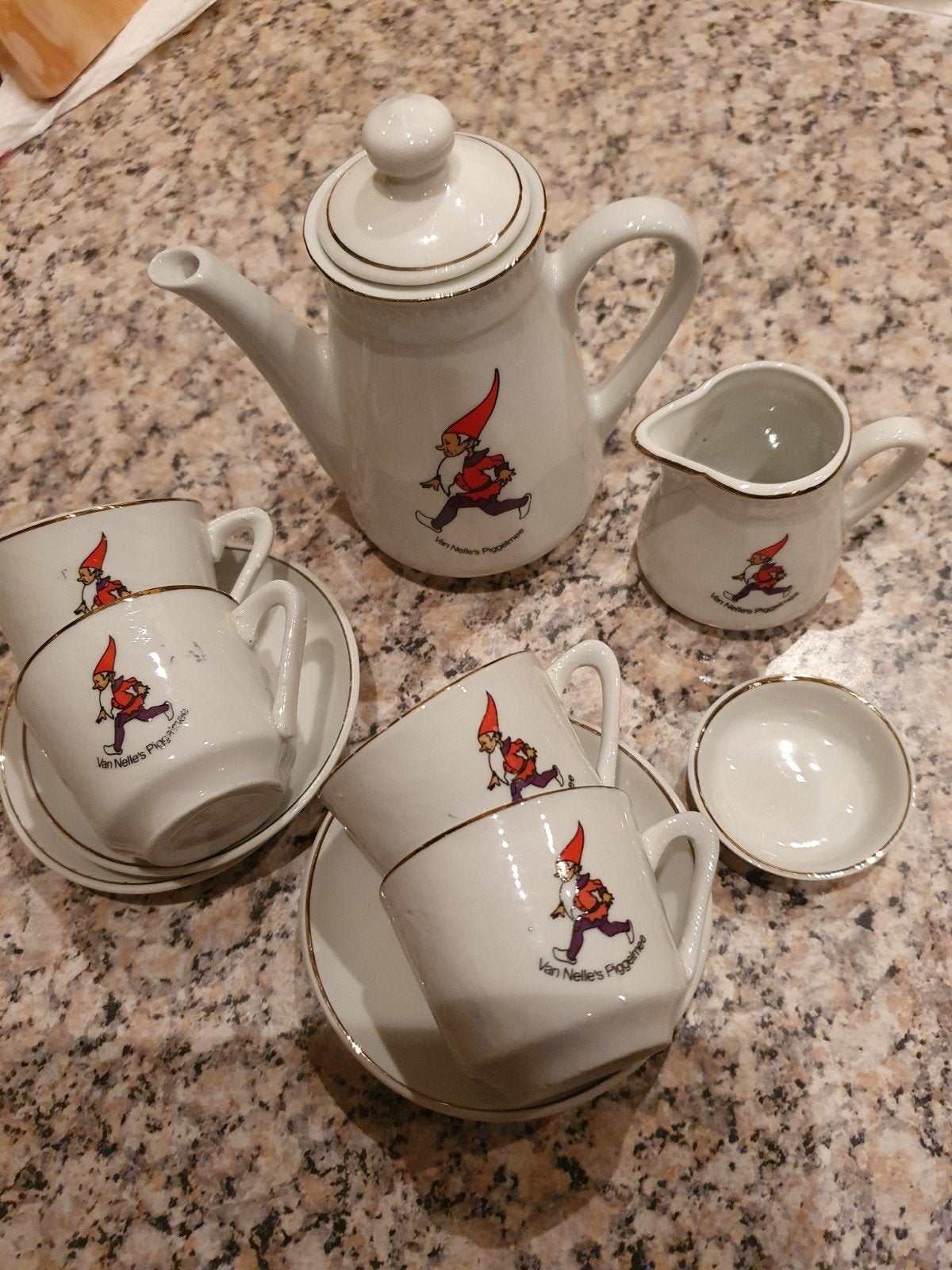 Compleet Piggelmee Servies van Van Melle - Zeer Goede Staat, Ophalen of Verzenden