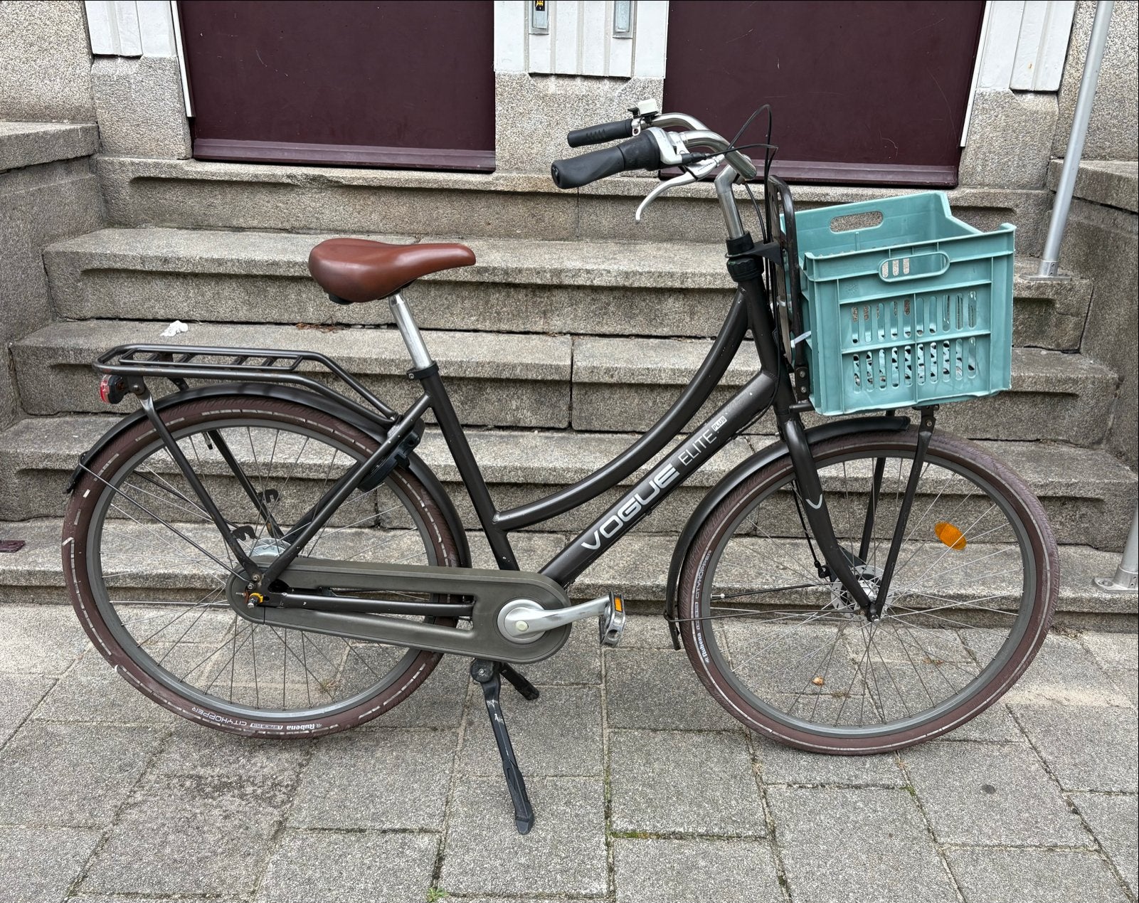 Vogue Elite plus N8 Damesfiets met Voordrager en Mand, Overige merken, Gebruikt, Versnellingen, Ophalen of Verzenden