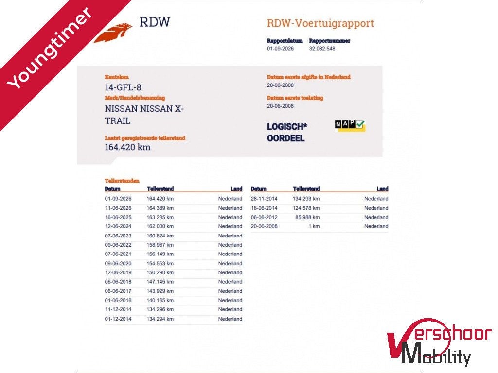 Nissan X-Trail 2.0 XE | Airco | Trekhaak | Bleutooth | Elekt, Auto's, Gebruikt, 4 cilinders, Leder en Stof, Origineel Nederlands
