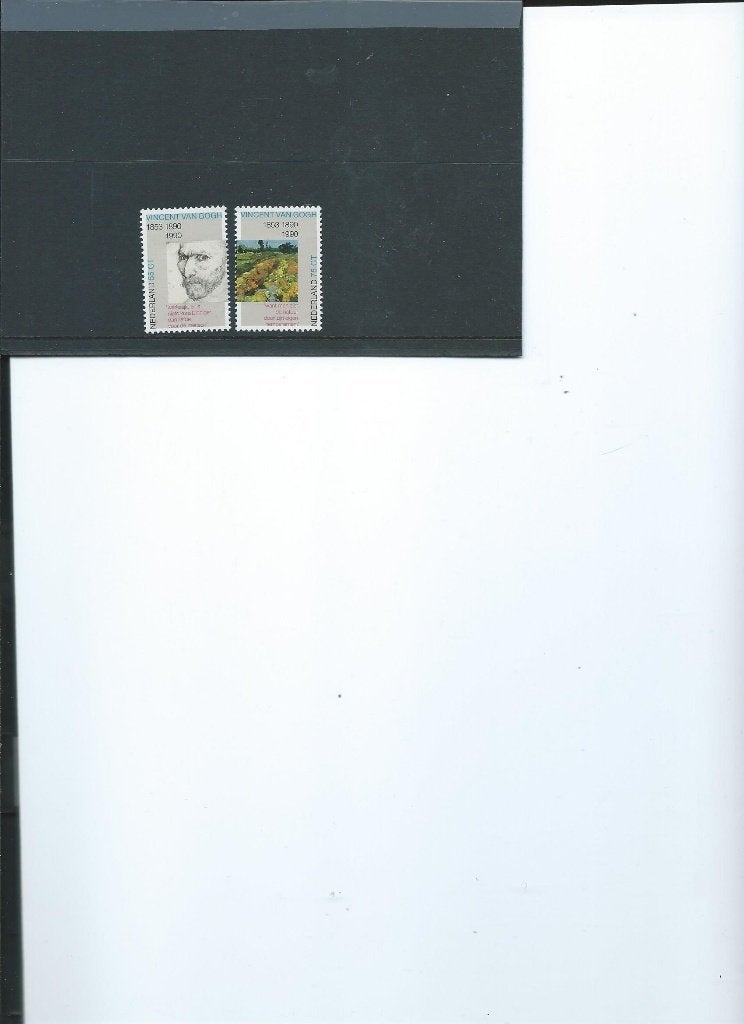 1442-1443 100e Verjaardag Vincent van Gogh. Postfris, Ophalen of Verzenden, Na 1940, Postfris