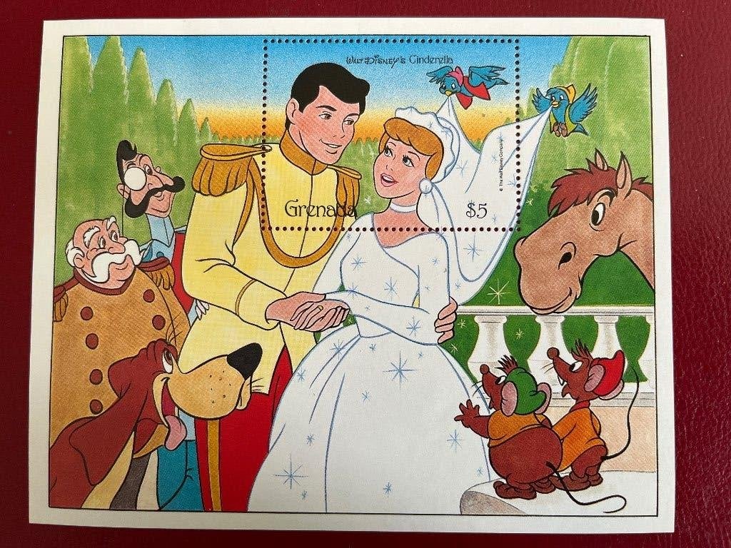 Disney blokje Grenada postfris, Ophalen of Verzenden, Buitenland