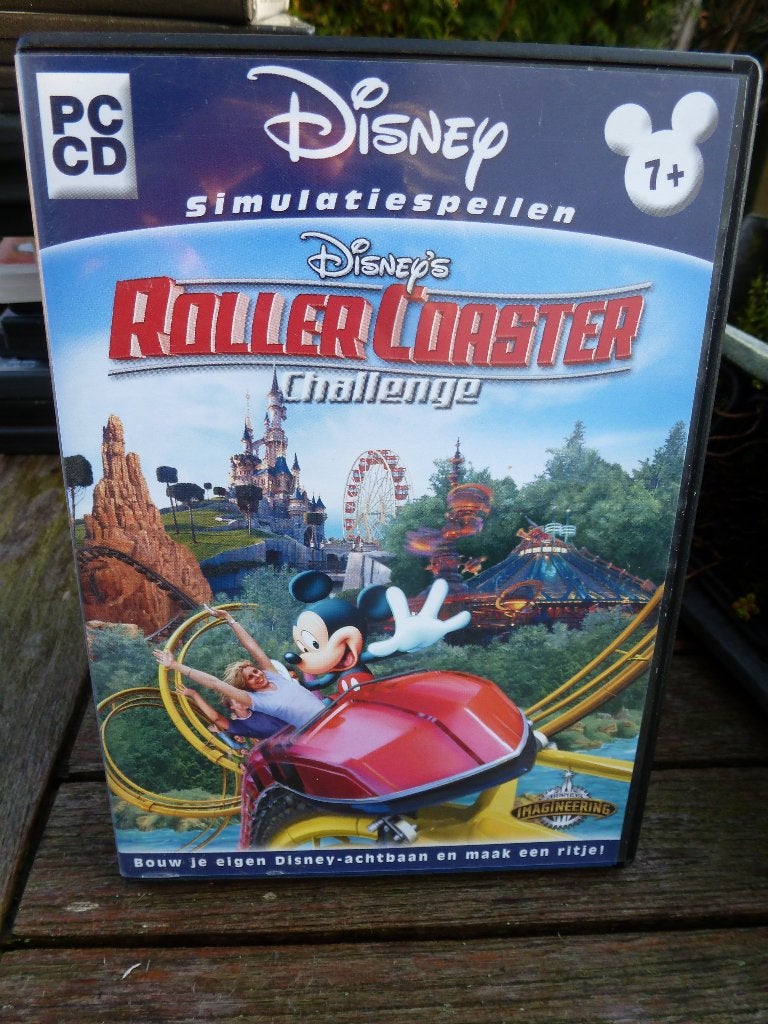 Disney's RollerCoaster Challenge PC CD-ROM, Spelcomputers en Games, Gebruikt, 1 speler, Ophalen of Verzenden, Vanaf 7 jaar