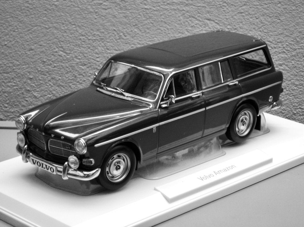 Volvo Amazon Combi 1965 grafiet grijs Norev 1:18, Ophalen of Verzenden, Nieuw, Auto, Norev