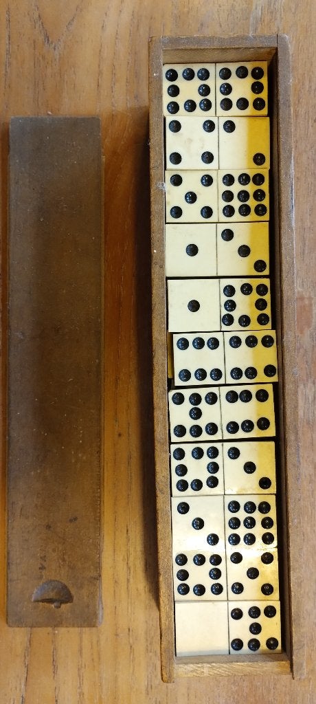 Antiek domino spel jaren 20, Antiek en Kunst, Ophalen of Verzenden