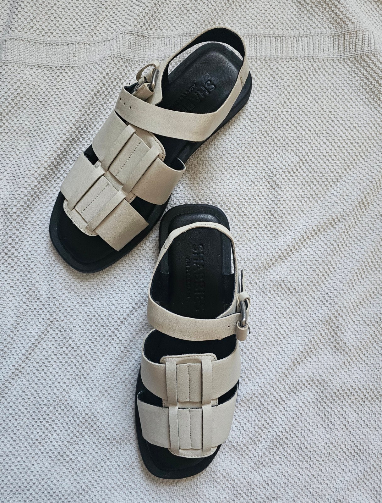 Sandalen Shabbies Amsterdam, Shabbies Amsterdam, Beige, Nieuw, Sandalen of Muiltjes
