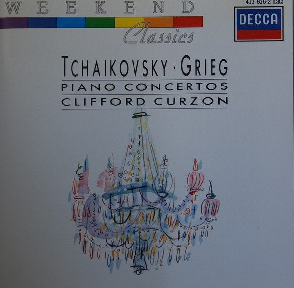 TCHAIKOVSKY GRIEG Piano concertos CD CURZON DECCA, Ophalen of Verzenden, Romantiek, Gebruikt, Orkest of Ballet