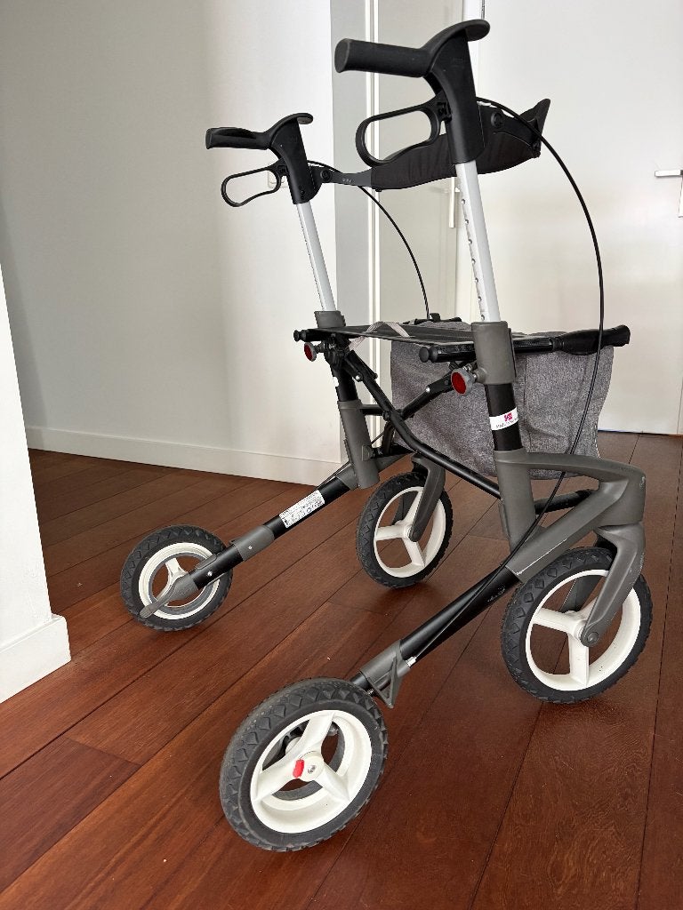 Rollator Topro Olympos ATR inclusief rugsteun, Diversen, Ophalen of Verzenden, Opvouwbaar, Zo goed als nieuw