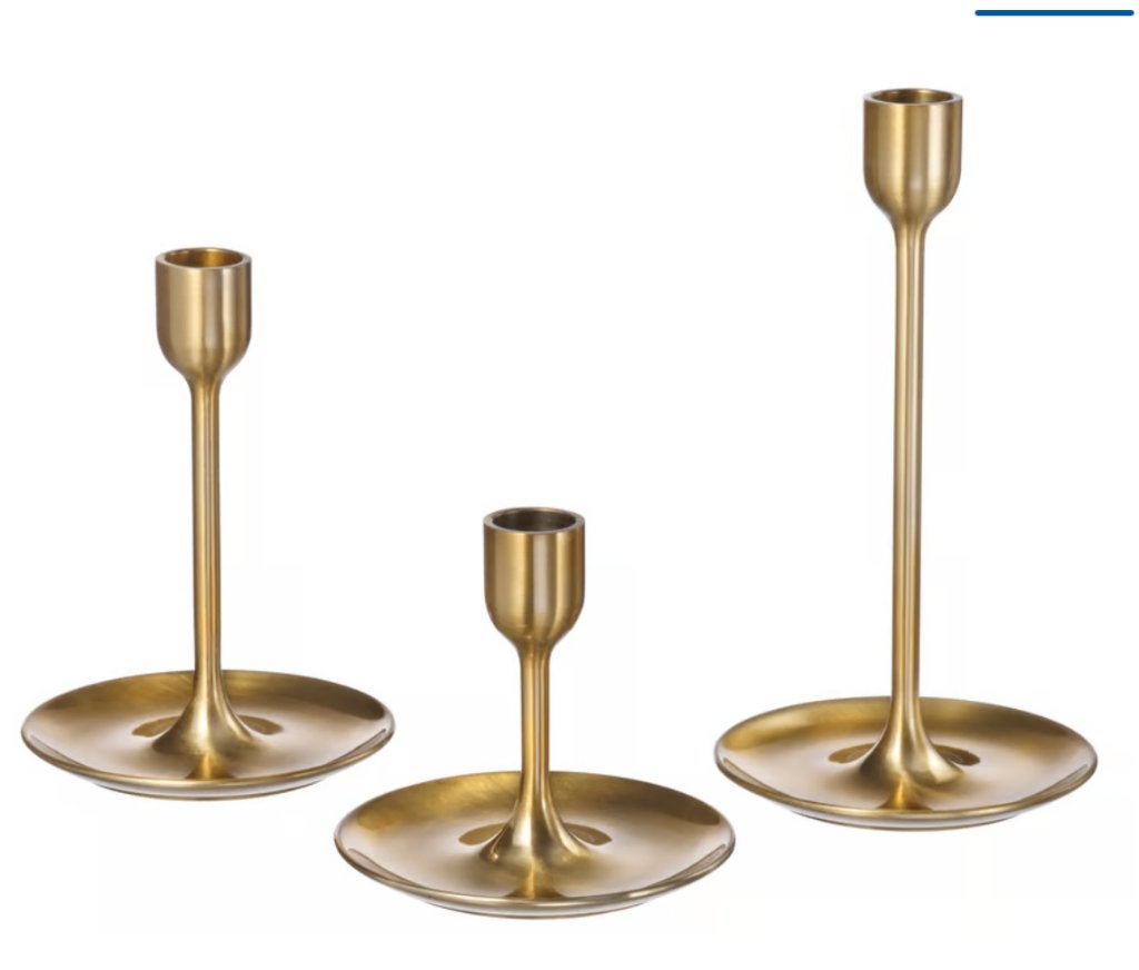 46 gouden kandelaars van IKEA - voor bruiloft of feest, Huis en Inrichting, Woonaccessoires | Kandelaars en Kaarsen, Gebruikt