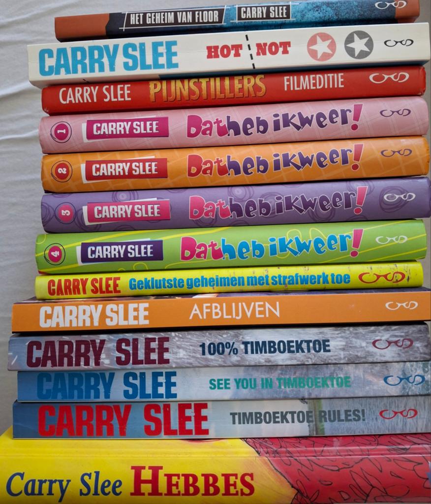 13 Carry Slee boeken - Complete collectie voor jong en oud, Ophalen of Verzenden