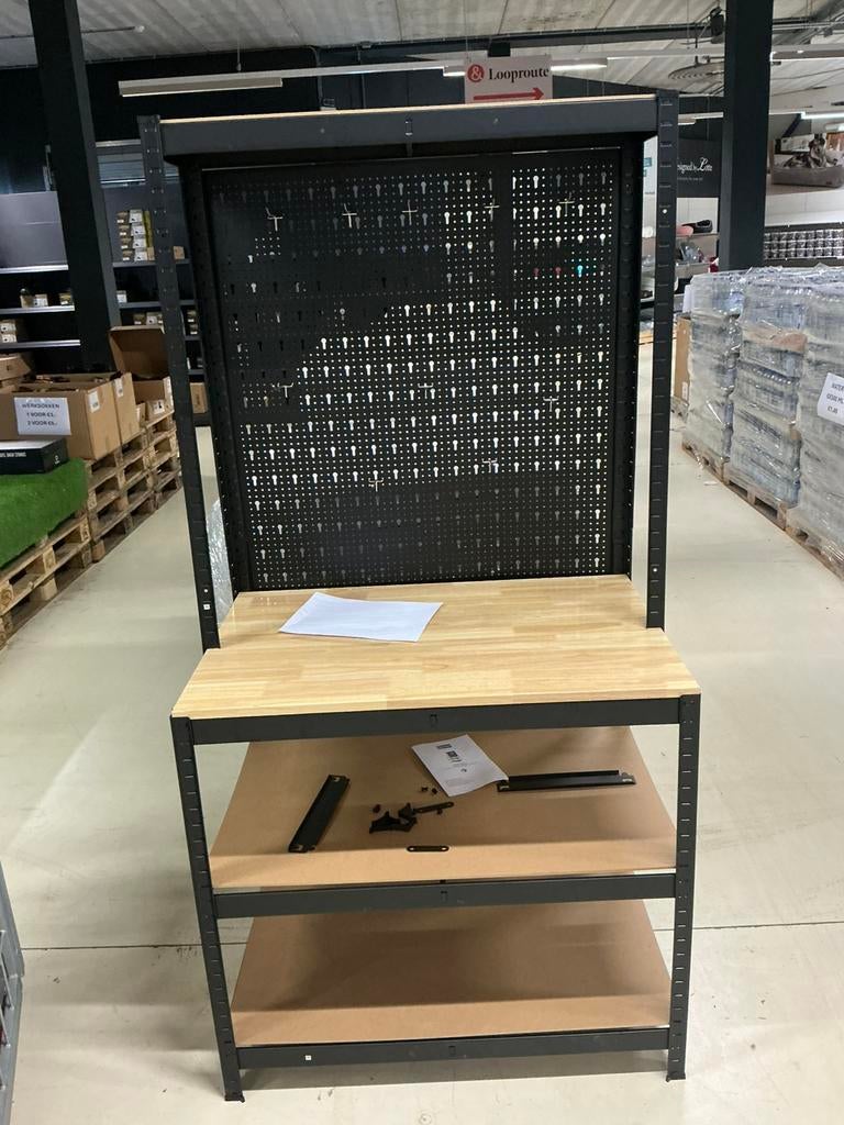 Benson Robuuste Werkbank Nieuw!, Ophalen, Nieuw, 70 tot 120 cm, Bankschroef