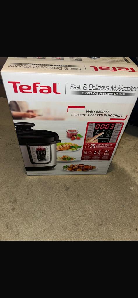 TEFAL CY505E All-in-One Multicooker Zilver, Ophalen, Zo goed als nieuw