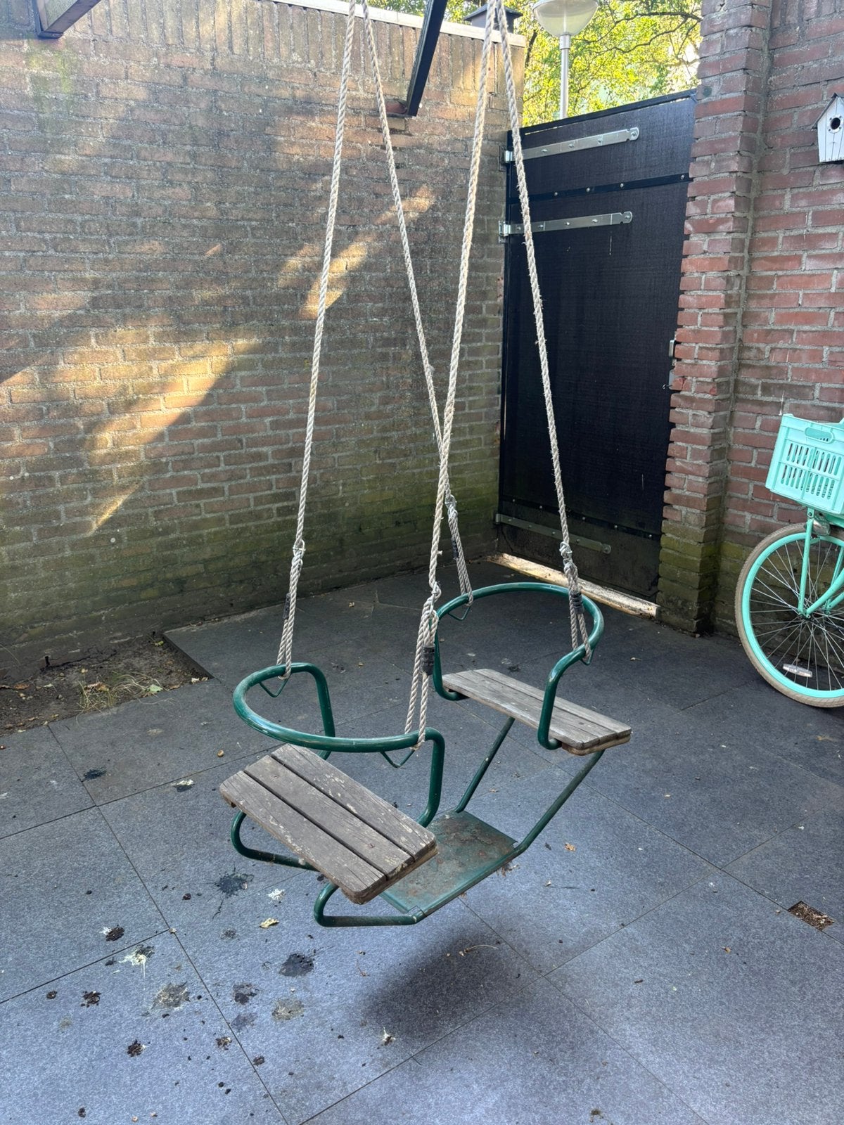 Duo schommel, Ophalen, Gebruikt, Schommel