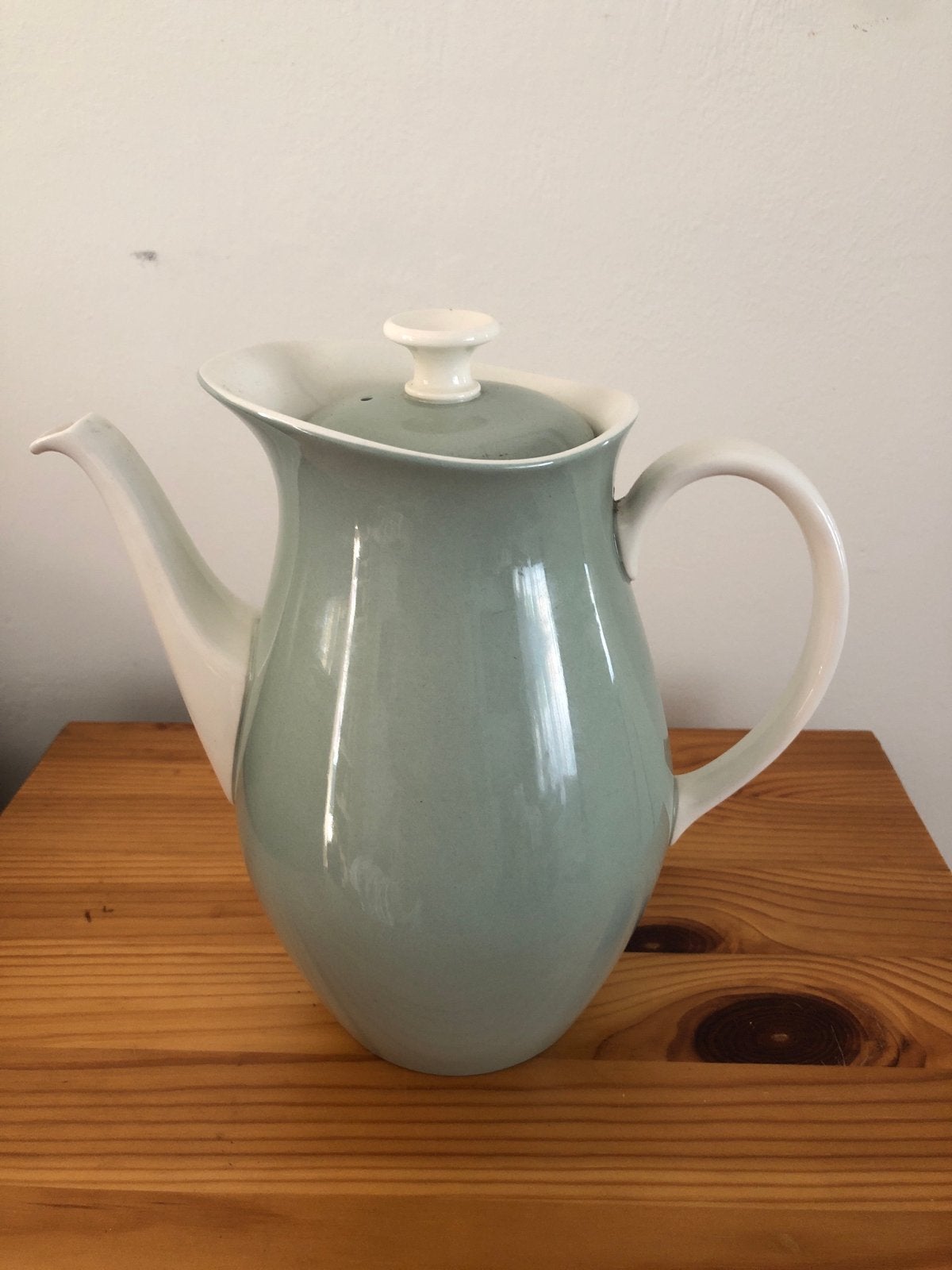 Vintage Wedgwood Barlaston Groene Koffiepot, Ophalen of Verzenden