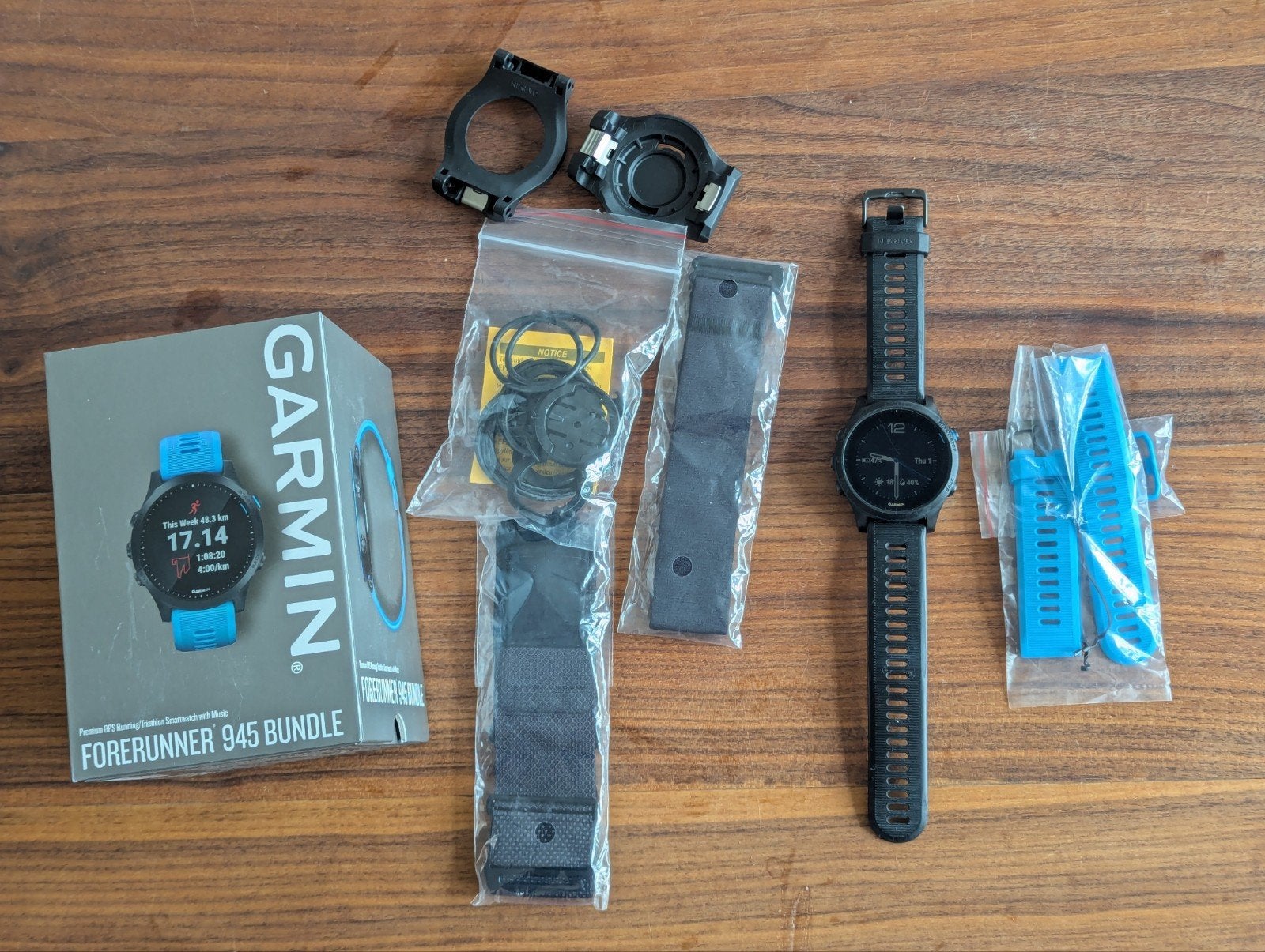 Garmin Forerunner 945 Bundle, Gebruikt, Zwart, Garmin, Ophalen of Verzenden