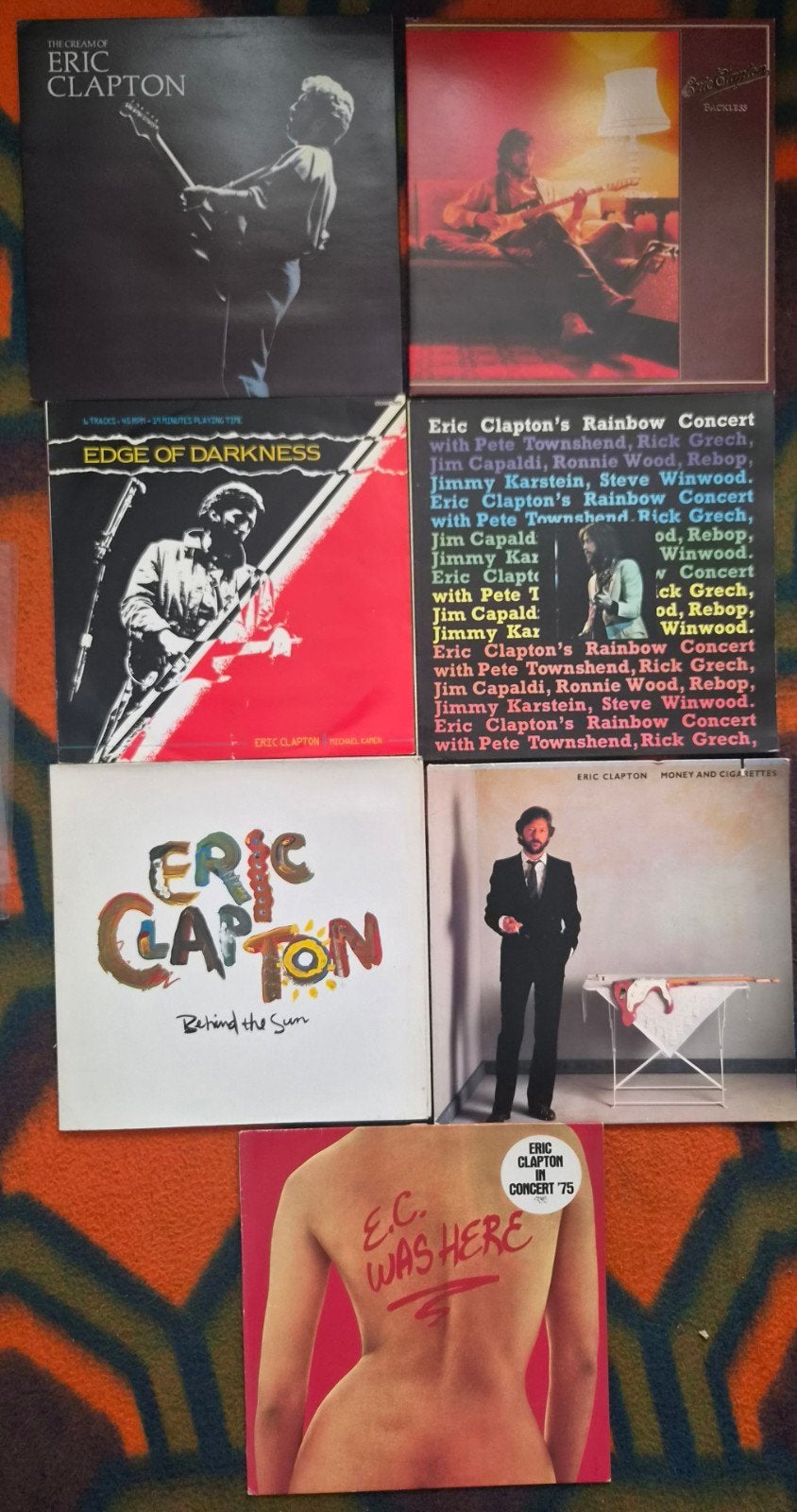 Eric Clapton LP collectie, Cd's en Dvd's, Vinyl | Rock, LP, Ophalen of Verzenden, Zo goed als nieuw, Classic Rock
