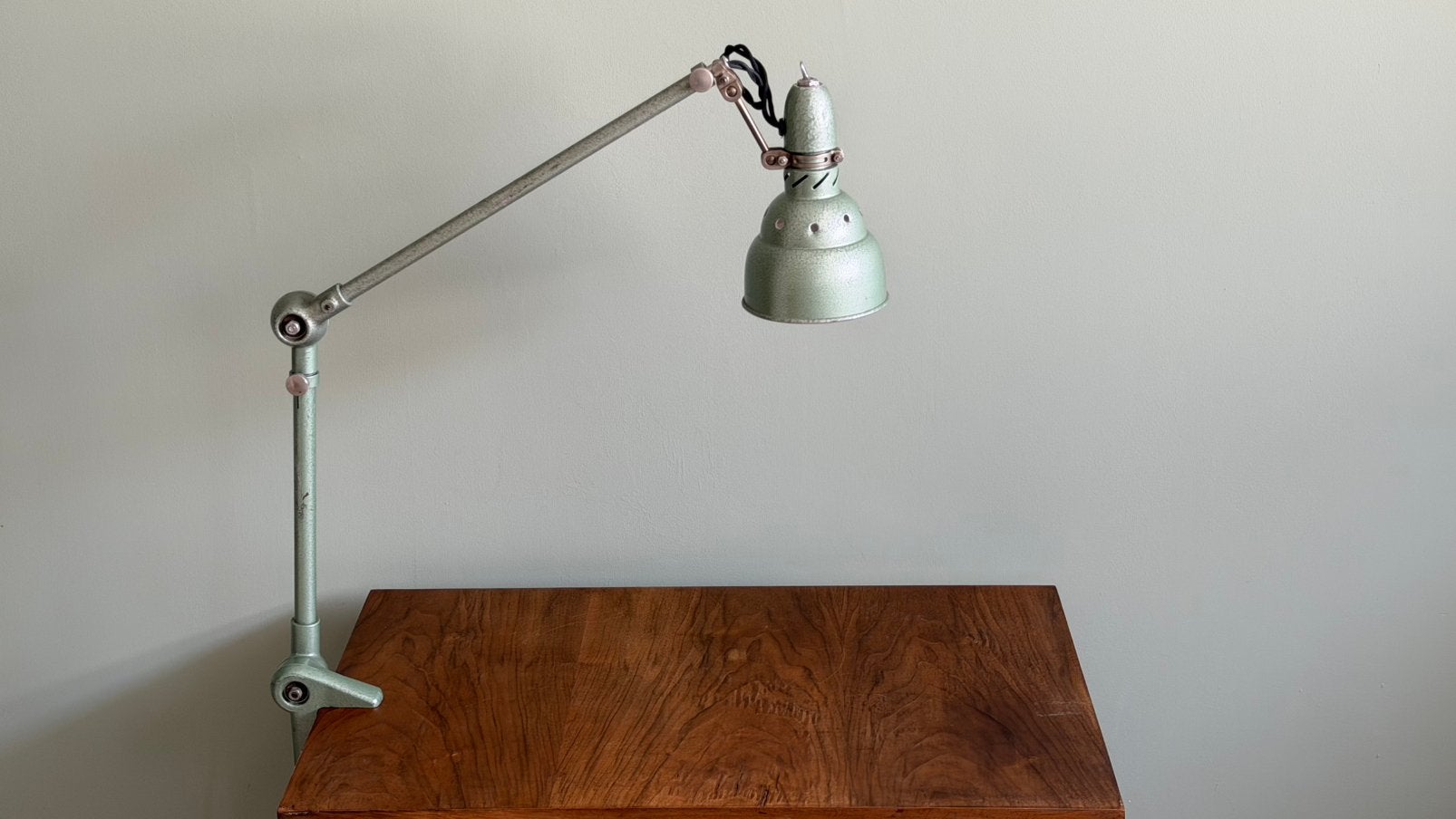 Vintage Lumina lamp tafellamp machinelamp werkplaatslamp, Gebruikt, 100 tot 150 cm, Ophalen of Verzenden, Industrieel, Mid Century