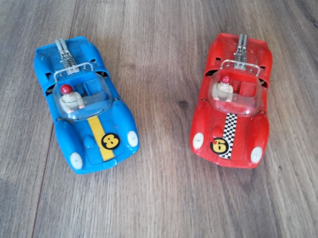 2 racebaan autos fleischmann, Ophalen, Gebruikt, Elektrisch, Fleischmann