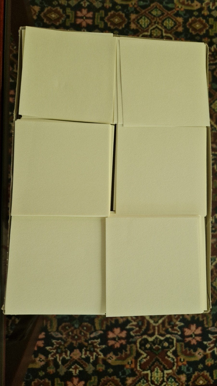 Doos vol papier 10x10 geen kleefpapier, Ophalen of Verzenden, Onbekend, Onbekend, Onbekend