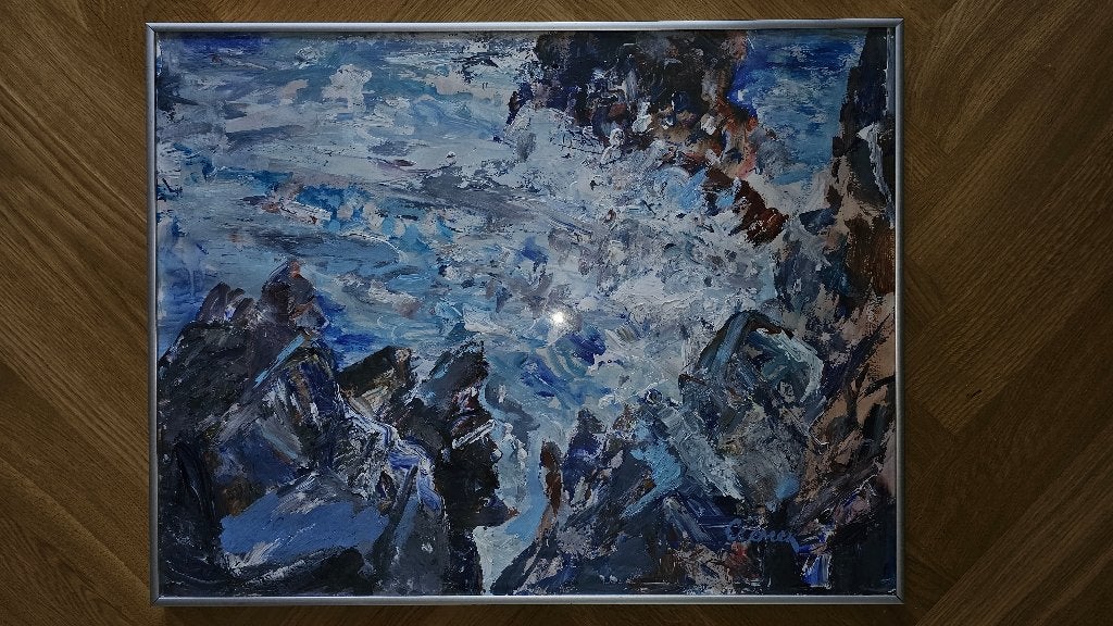 Jan Cremer  Olie werk, Ophalen