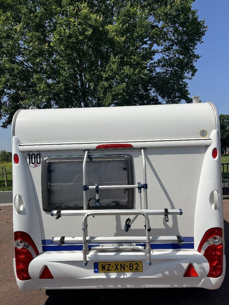 Prachtige Hobby 440 SF volautomatische mover, Caravans en Kamperen, Caravans, Schokbreker, Hobby, Bedrijf, Treinzit