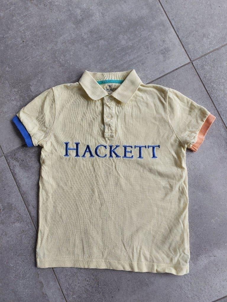 Hackett polo shirt geel Maat 134 - 140, Ophalen of Verzenden, Zo goed als nieuw, Jongen, Shirt of Longsleeve