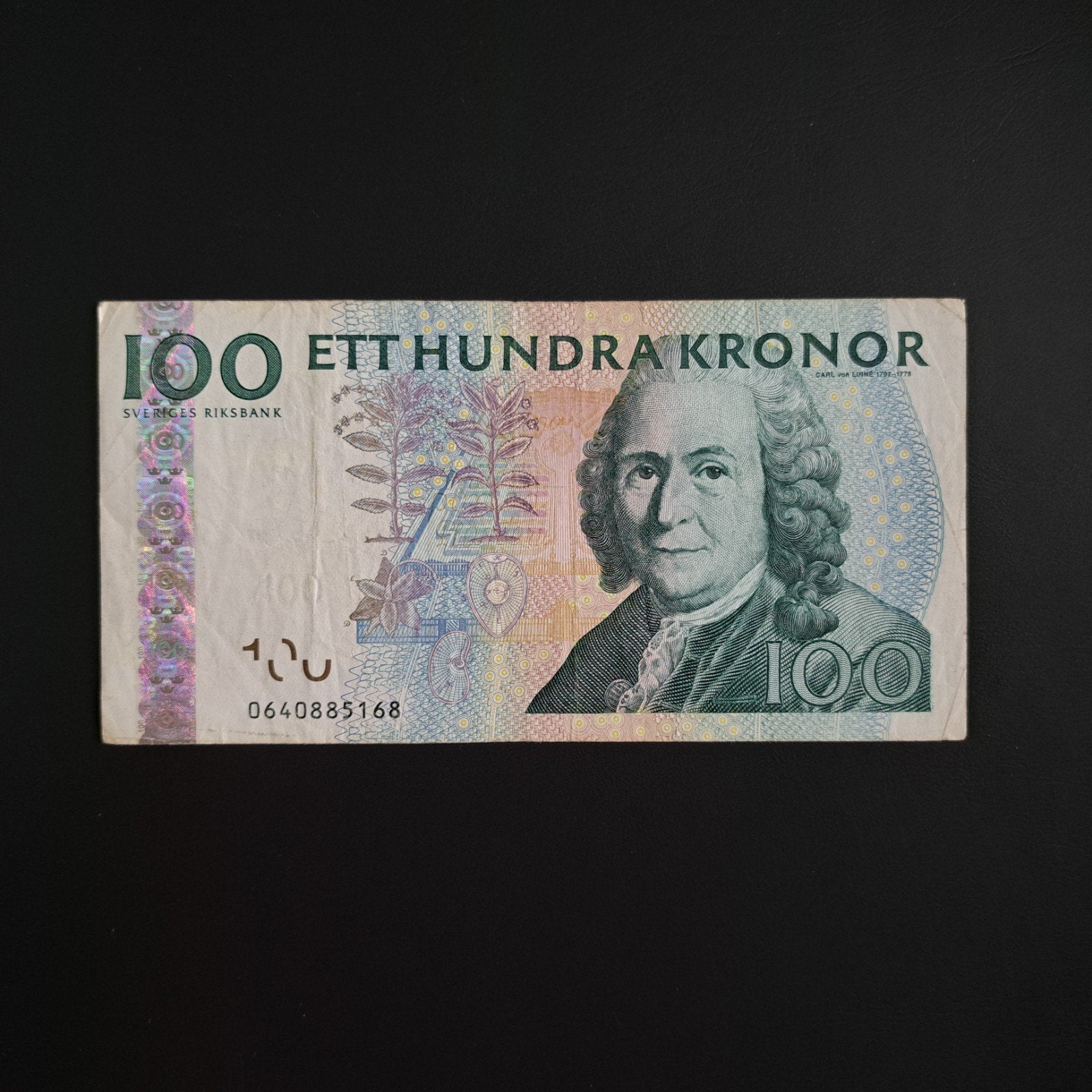 100 kronen Zweden #032, Postzegels en Munten, Ophalen of Verzenden, Overige landen, Los biljet