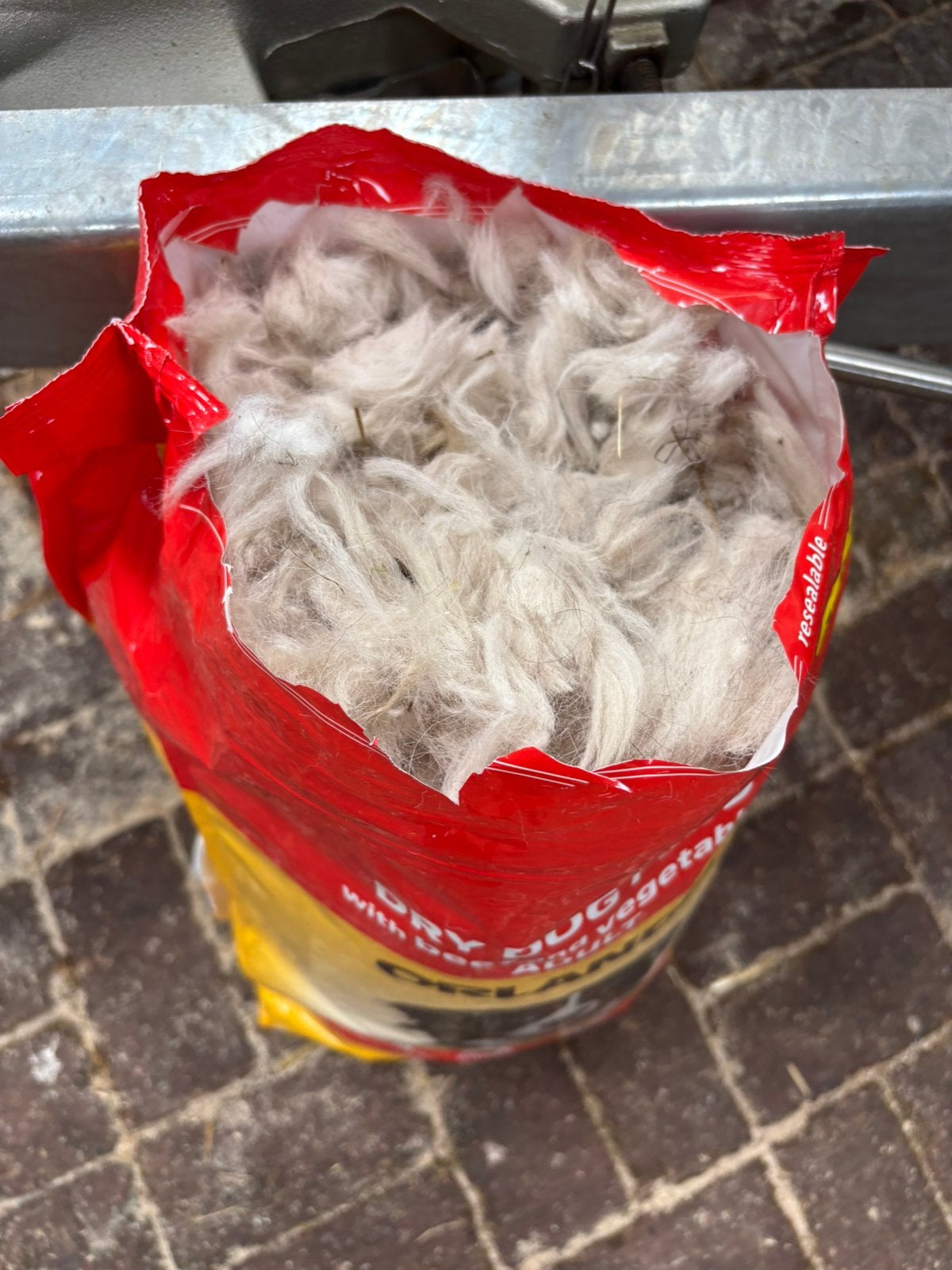 Alpaca wol, Ophalen, Zo goed als nieuw