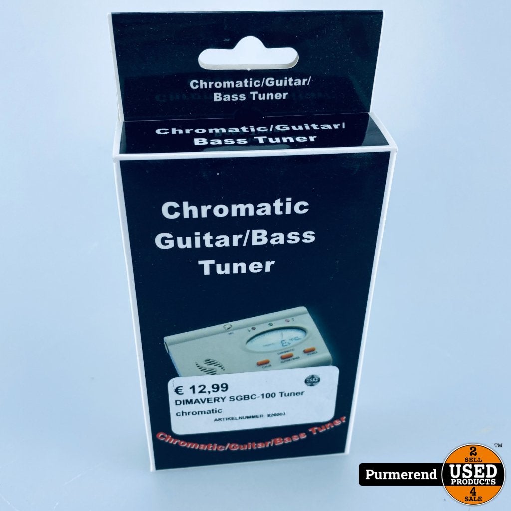 DIMAVERY SGBC-100 Tuner chromatic, Dimavery, Gebruikt, Info@dimavery.de, HansestraÃŸe 87, 28309 Bremen, Duitsland