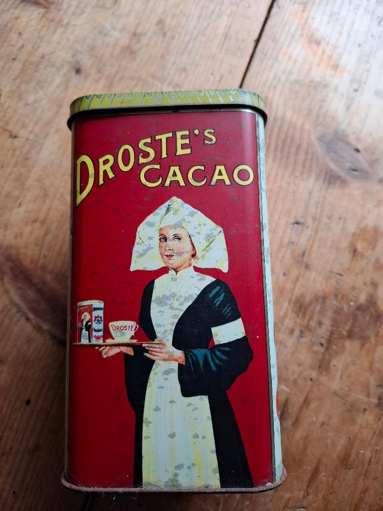Bewaarblik Droste, Verzamelen, Blikken, Ophalen, Gebruikt, Overige, Droste