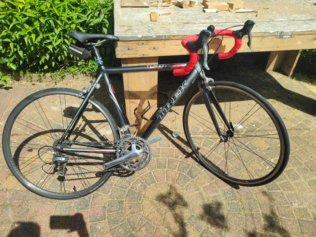 Trek 1500 SLR Racefiets Maat 54 - Shimano Ultegra Triple, Fietsen en Brommers, Fietsen | Racefietsen, Gebruikt, Aluminium, Meer dan 20 versnellingen