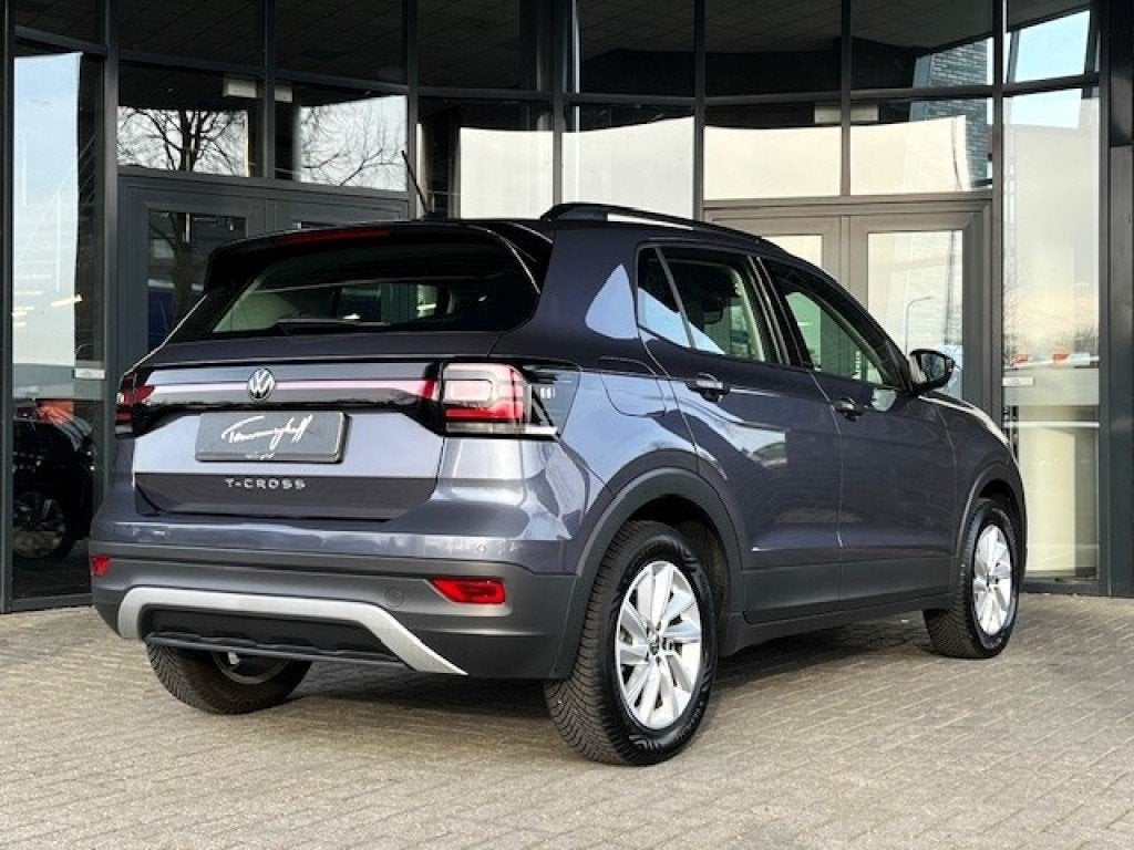 Volkswagen T-CROSS 1.0 TSI DSG LIFE - VIRTU - STOELV. - LM., Auto's, T-Cross, Gebruikt, Met garantie (alle), Bedrijf